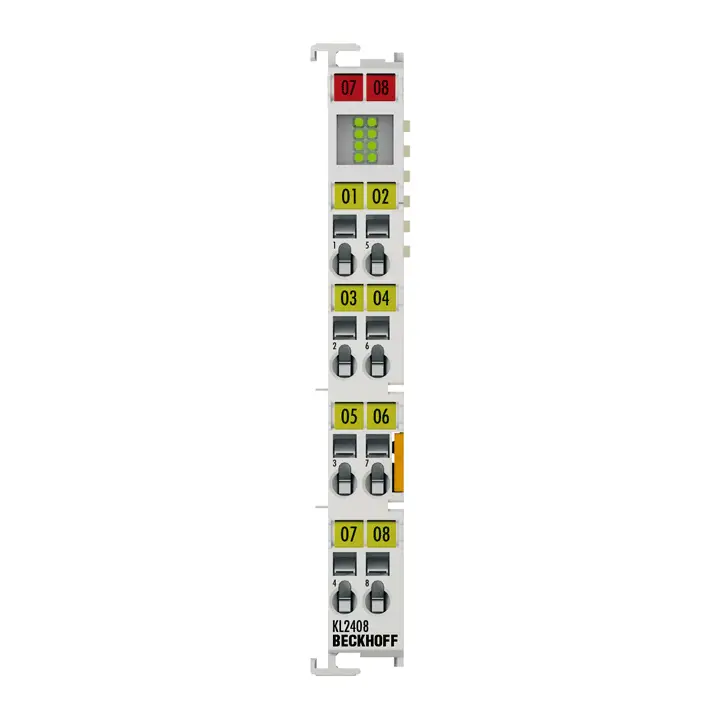 KL2408, Terminal de magistrală, ieșire digitală cu 8 canale, 24 V DC, 0,5 A [1]