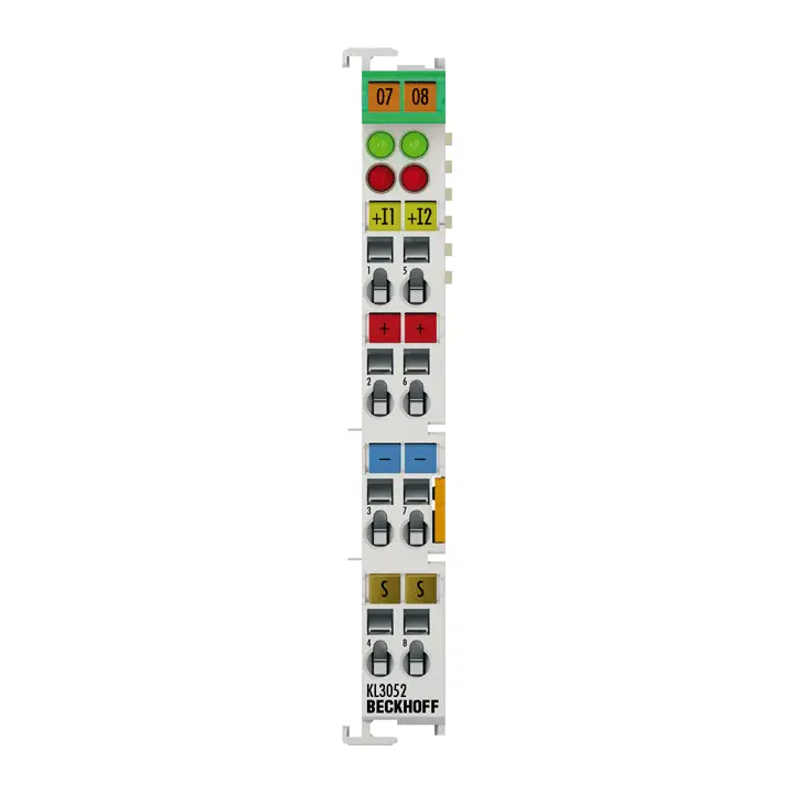 KL3052, Terminal de magistrală, intrare analogică cu 2 canale, curent, 4…20 mA, 12 biți [1]