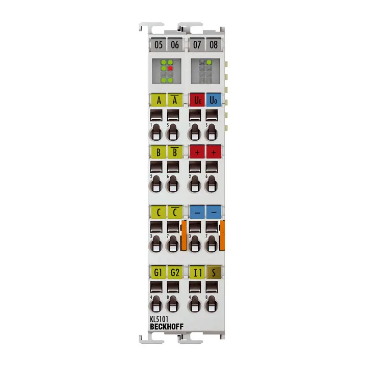KL5101, Terminal de magistrală, interfață de codificator cu 1 canal, incremental, 5 V DC [1]