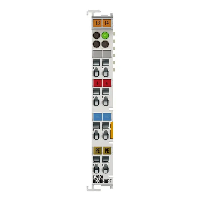KL9100, Bornă de alimentare cu potențial, 24 V DC [1]
