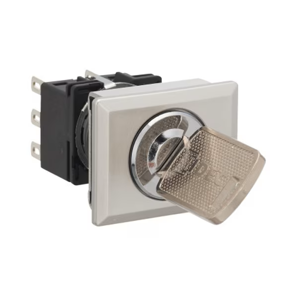 LB8MK-2ST2A, Selector cheie / seria LB, gaură dreptunghiulară Ø18mm [1]