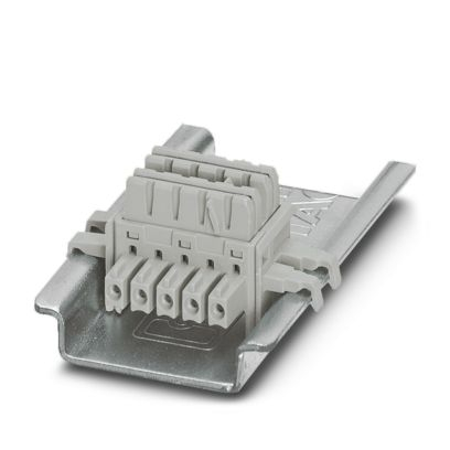 ME 6,2 TBUS-2 1,5/5-ST-3,81 GY, Conector șină DIN (TBUS), 5 poli. [1]