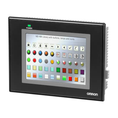 HMI, 5.6 inch QVGA (rezolutie 320 x 234 pixeli), culoare TFT, Ethernet + USB Host [1]