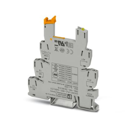 PLC-BSC- 24DC/21, Bloc terminal de bază PLC de 6,2 mm cu conexiune cu șurub, tensiune de intrare 24 V DC [1]