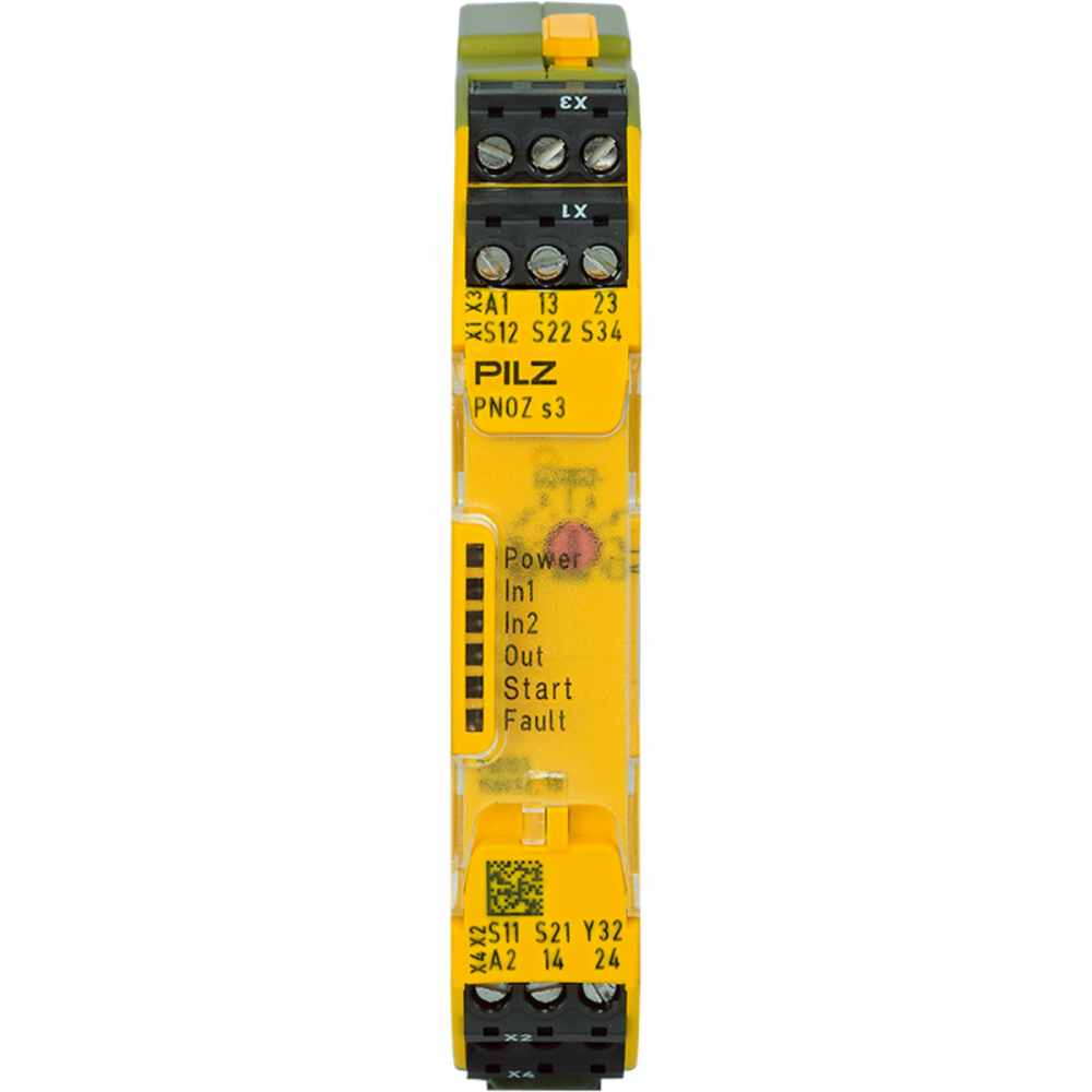 PNOZ s3 24VDC 2 n/o, Releu de siguranță PNOZsigma (autonom), intrări: 1/2-canal [1]
