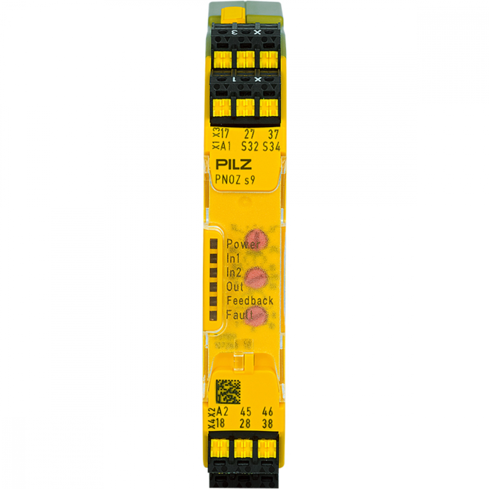PNOZ s9 C 24VDC 3 n/o t 1 n/c t, Releu de siguranță PNOZsigma (autonom), intrări: posibil cablare cu 1 canal [1]