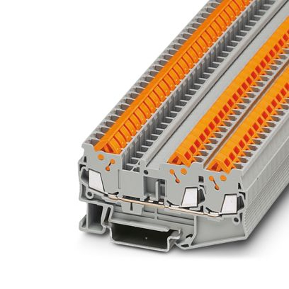 QTC 1,5-TWIN, Bloc terminal de trecere, nom. tensiune: 800 V, curent nominal: 17,5 A, număr de conexiuni: 3 [1]