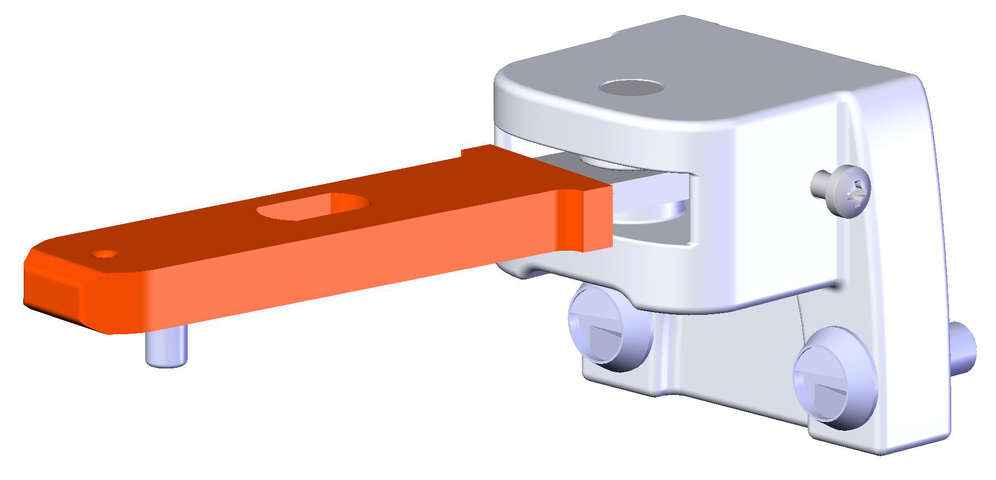 RADIUSBETAETIGER-Z-L, Servomotor, stanga, pentru intrerupatoare de siguranta NZ.VZ, NZ.VZ.VS si TZ [1]