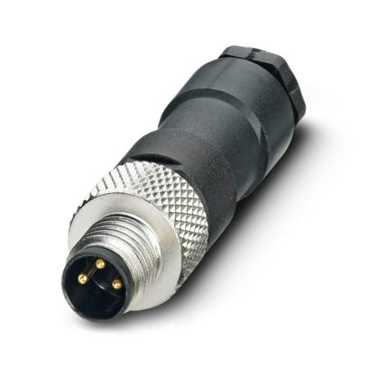SACC-M 8MS-3CON-M, Conector, universal, 3 poziții, ștecher drept M8 [1]