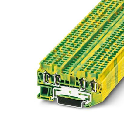 ST 2,5-QUATTRO-PE, Bornă de împământare, număr de conexiuni: 4, metodă de conectare: Conexiune cu arc [1]