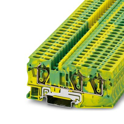 ST 6-TWIN-PE, Bornă de împământare, număr de conexiuni: 3, metodă de conectare: Conexiune cu arc [1]