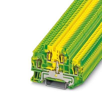 STTB 1,5-PE, Bloc de borne pentru conductor de protecție dublu nivel, număr de conexiuni: 4 [1]