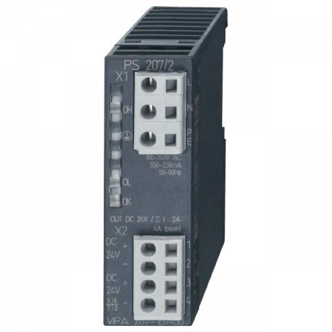 Produse automatizari industriale - 207-1BA00, Sursă de alimentare PS 207, intrare 100-240VAC, ieșire 24VDC, 2A