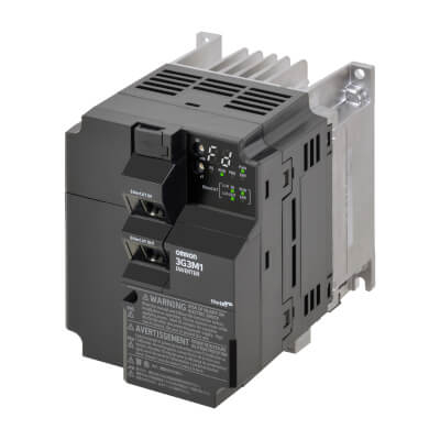 Control motoare - 3G3M1-A2015-ECT, Convertizor M1, 1.5/2.2 kW (HD/ND), 8.0/9.6 A (HD/ND), 200 VAC, 3~ intrare, OLV/CLV control, EtherCAT, STO