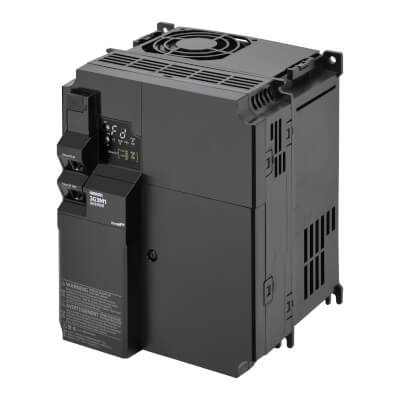Control motoare - 3G3M1-A2055-ECT, Convertizor M1, 5.5/7.5 kW (HD/ND), 25/30 A (HD/ND), 200 VAC, 3~ intrare, OLV/CLV control, EtherCAT, STO 