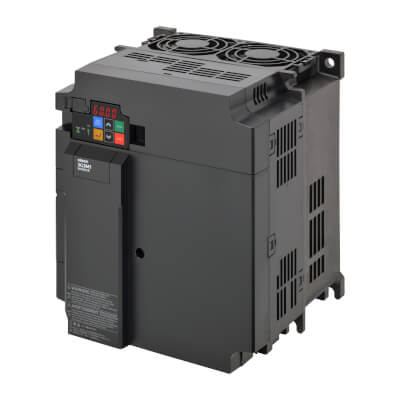 Control motoare - 3G3M1-A2110, Convertizor M1, 11/15 kW (HD/ND), 47/56 A (HD/ND), 200 VAC, 3~ intrare, OLV/CLV control, STO