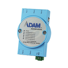 Produse automatizari industriale - ADAM-6520-BE, Switch Ethernet 5 porturi, fara management , montaj flexibil, -10~70℃
