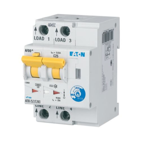 Sigurante automate - AFDD-20/2/C/003, Siguranta de protectie impotriva arcului electric + RCBO, In=20A,  curba C, 10kA,  30mA, tipe AC