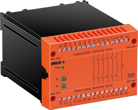 Relee si control - BO5988, Modul de oprire de urgență DC24V+AC230V