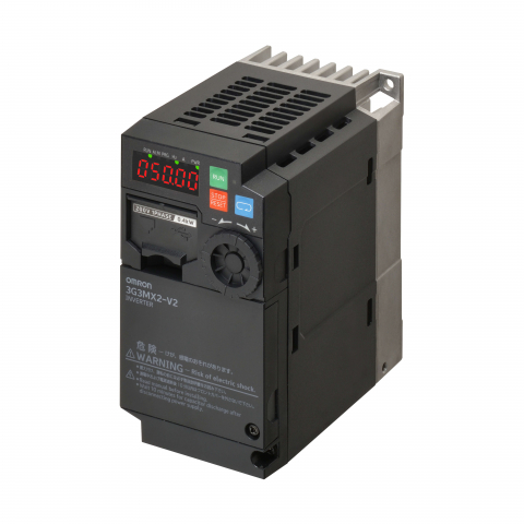 Convertizoare de frecventa - Convertizor de frecventa MX2-EV2, 0.4/0.55 kW (ND/LD), 3.0/3.5 A (ND/LD), 200 VAC, 1~ intrare, control vectorial