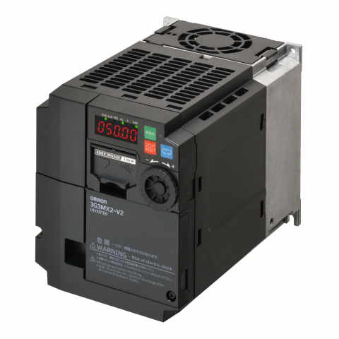 Convertizoare de frecventa - Convertizor de frecventa MX2-EV2, 0.75/1.1 kW (ND/LD), 5.0/6.0 A (ND/LD), 200 VAC, 1~ intrare, control vectorial