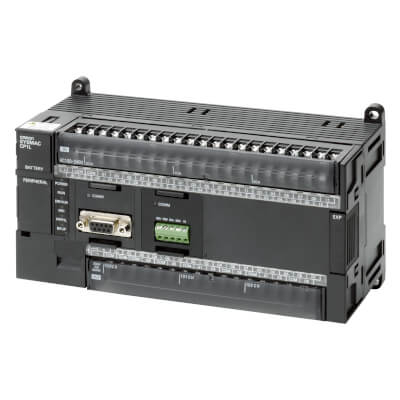 PLC - PLC, alimentare 100-240 VAC, 36 intrari x 24 VDC, 24 x relee iesire 2 A, program 10k pasi +memorie de date 32k cuvinte