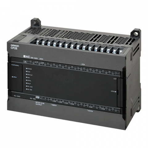 PLC - CP2E PLC compact - Tip Standard; 24 DI, 16 DO; iesire cu releu; putere de alimentare 220 VAC; memorie de program 8k pasi
