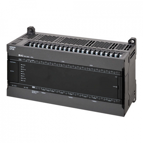 PLC - CP2E PLC compact - Tip Standard; 36 DI, 24DO; iesire cu releu; putere de alimentare 220 VAC; memorie de program 8k pasi