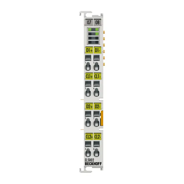Seria EL - EL5002, Terminal EtherCAT, interfață de codificare cu 2 canale, SSI     