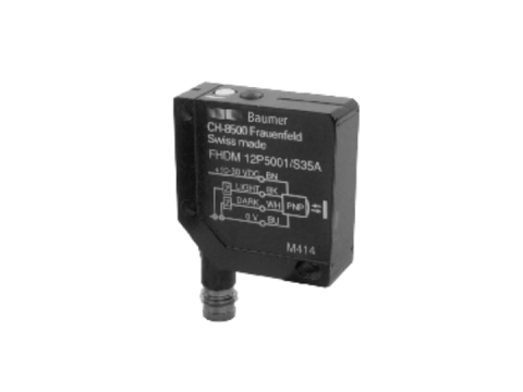 Senzori difuzi - FHDM 12P5001/S35A, Senzori difuzi cu suprimare de fundal - miniatural