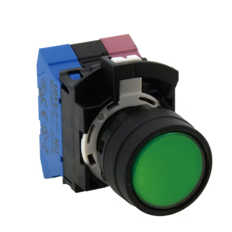 Butoane - HW1L-M110Q4S, Buton - iluminat,  momentan, rotund sau pătrat