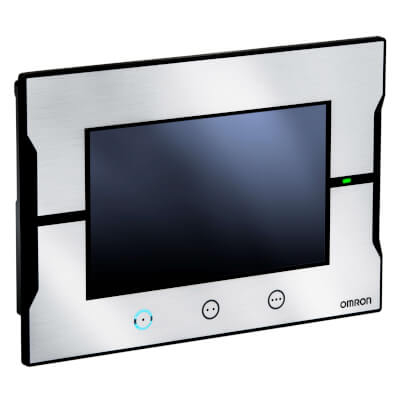 HMI - HMI, ecran cu latimea de 7 inch, TFT LCD, culoare 24 biti, rezolutie 800x480, culoarea ramei: arginiu