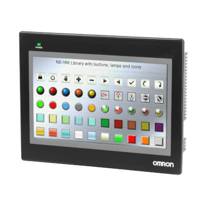 HMI - HMI, 10.1 inch WVGA (rezolutie 800 x 480 pixeli), culoare TFT, Ethernet + USB Host