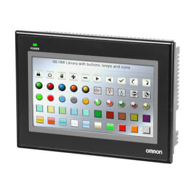 Accesorii HMI - HMI, 7 inch WVGA (rezolutie 800 x 480 pixeli), culoare TFT, Ethernet + USB Host
