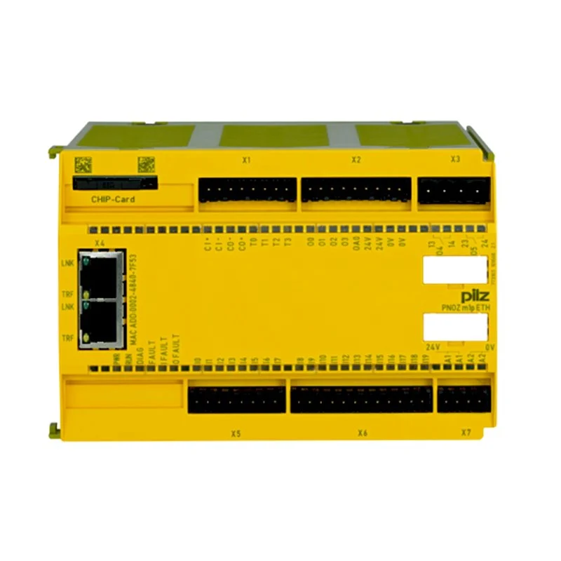 Relee de siguranta - PNOZ m1p ETH, Controlere mici configurabile sigure PNOZmulti Classic, unitate de bază, 2 Ethernet / Modbus TCP
