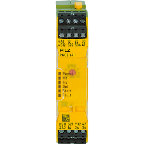 Relee de siguranta - PNOZ s4.1 48-240VACDC 3 n/o 1 n/c, Releu de siguranță PNOZsigma (autonom), intrări: 1/2-canal