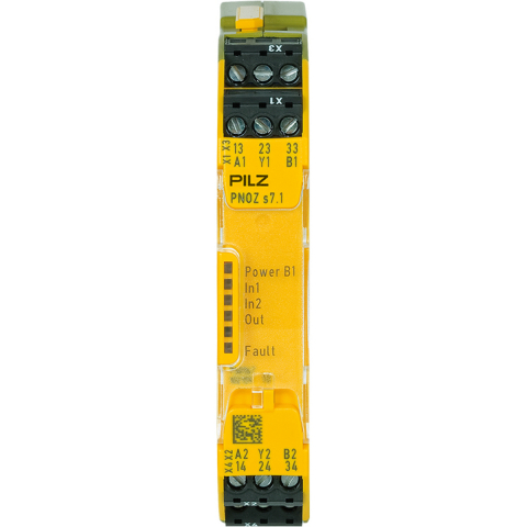 Relee de siguranta - PNOZ s7.1 24VDC 3 n/o cascade, Extindere contact PNOZsigma, cascadă, ieșiri: 3 N/O, UB = 24 V DC