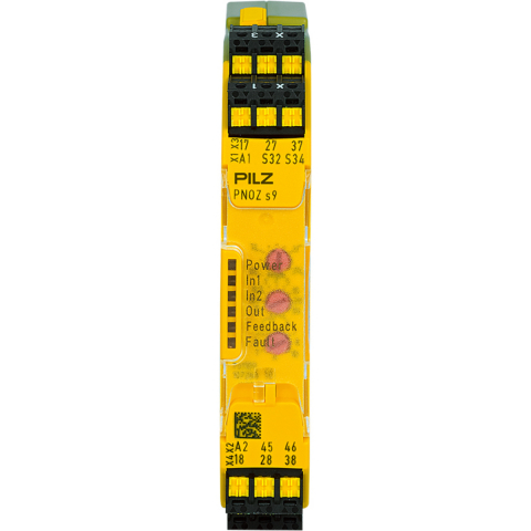 Relee de siguranta - PNOZ s9 C 24VDC 3 n/o t 1 n/c t, Releu de siguranță PNOZsigma (autonom), intrări: posibil cablare cu 1 canal