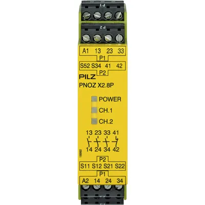 Relee de siguranta - PNOZ X2.8P 24VACDC 3n/o 1n/c, Releu de siguranță (autonom)