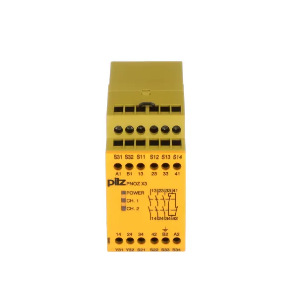 Relee de siguranta - PNOZ X3 230VAC 24VDC 3n/o 1n/c 1so, Releu de siguranță (autonom), intrări: 1/2 canal