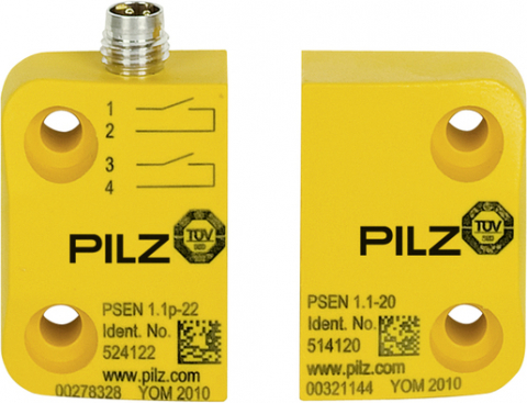 Intrerupatoare de siguranta - PSEN 1.1p-22/PSEN 1.1-20/8mm/ix1/ 1 unitate, întrerupător magnetic de siguranță 2 n/o, conector tată M8 cu 4 pini