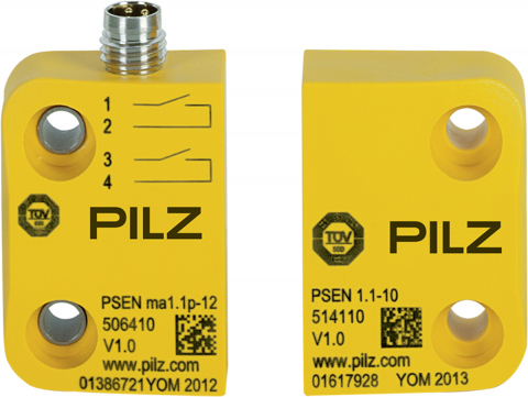 Intrerupatoare de siguranta - PSEN ma1.1p-12/PSEN1.1-10/3mm/ix1/1 unitate, întrerupător magnetic de siguranță 2 n/o, conector tată M8 cu 4 pini, IP67