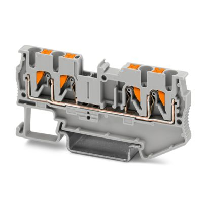 Cleme terminale - PT 2,5-QUATTRO, Bloc terminal de trecere, nom. tensiune: 800 V, curent nominal: 24 A