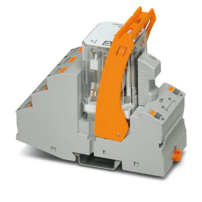 Relee si control - RIF-4-RPT-LDP-24DC/3X21, Modul releu preasamblat cu conexiune Push-in,tensiune de intrare: 24 V DC