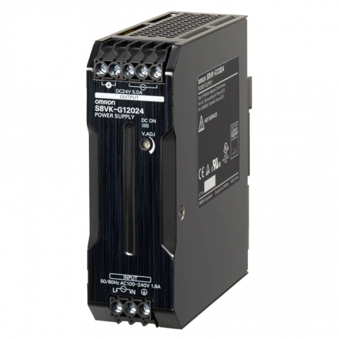 Surse de alimentare - S8VK-G12024, Sursa de alimentare, 120 W, 24VDC, 5A, montaj sina DIN