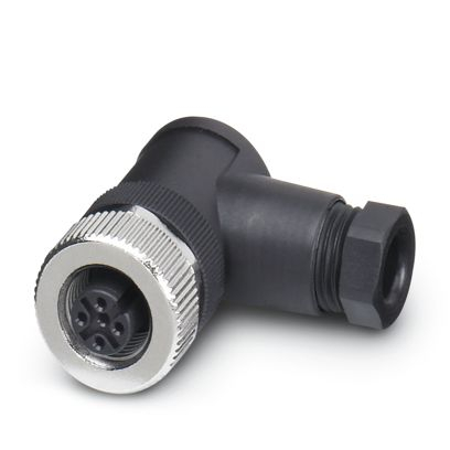 Cabluri de conectare cu mufa - SACC-M12FR-5CON-PG 7-M, Conector, universal, 5 poziții, priză înclinată M12