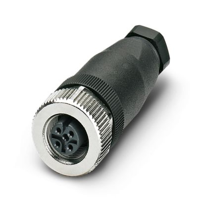 Cabluri de conectare cu mufa - SACC-M12FS-4CON-PG7-M, Conector, universal, 4 poziții, mufă drept M12