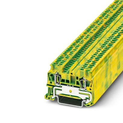 Cleme terminale - ST 1,5-PE, Bloc de borne de împământare cu arc, număr de conexiuni: 2