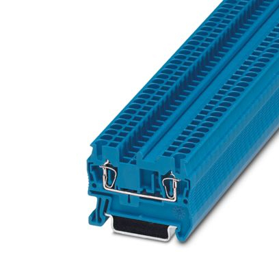 Cleme terminale - ST 2,5 BU, Bloc terminal de trecere, nom. tensiune: 800 V, curent nominal: 24 A, număr de conexiuni: 2