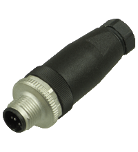 Cabluri de conectare cu mufa - V1S-G-BK, Conector tata